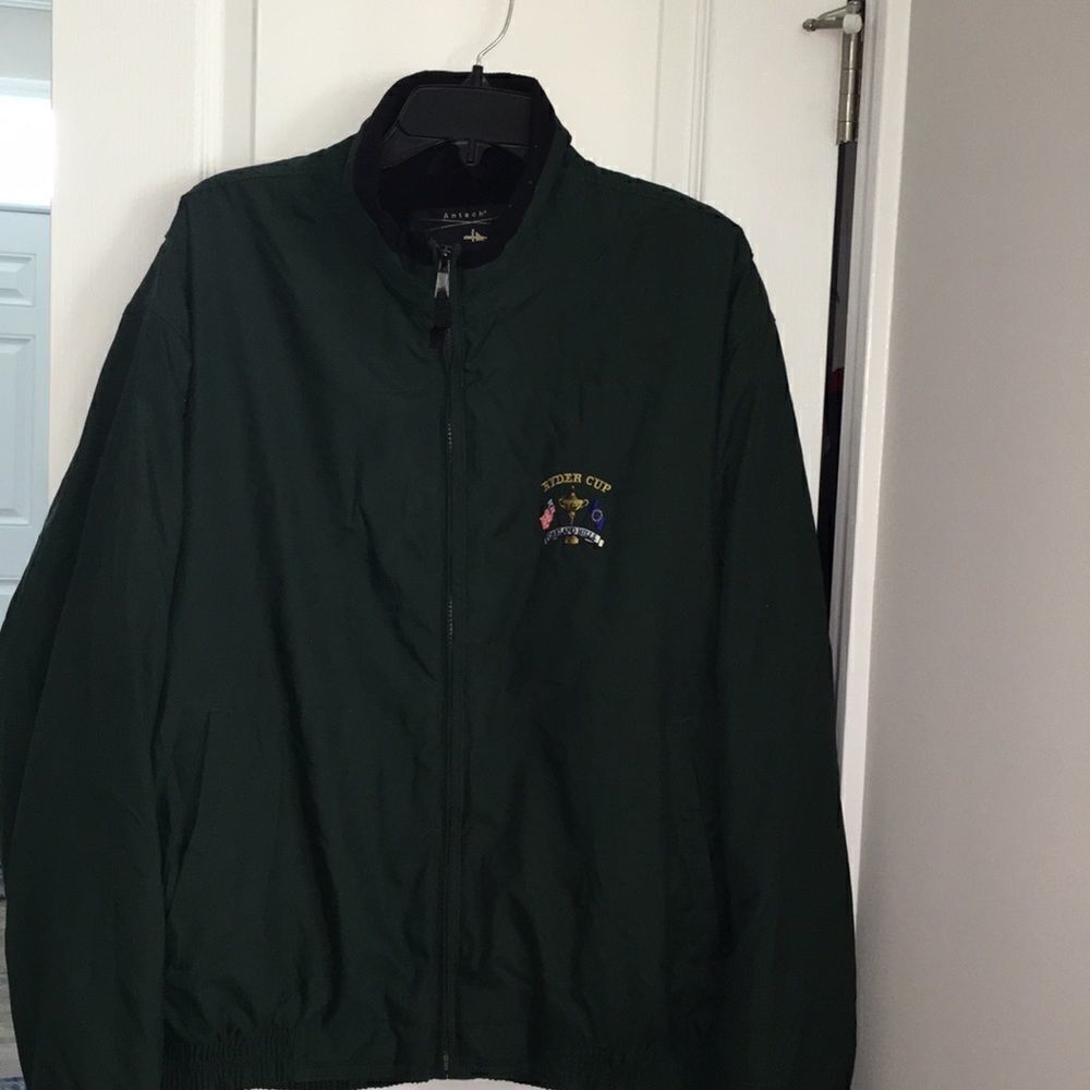 Green Ryder Cup Oakland Hills Fleece Golf Jacket L